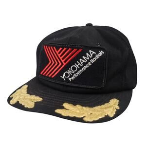 Vintage Yokohama Tires Patch Foam Trucker Hat